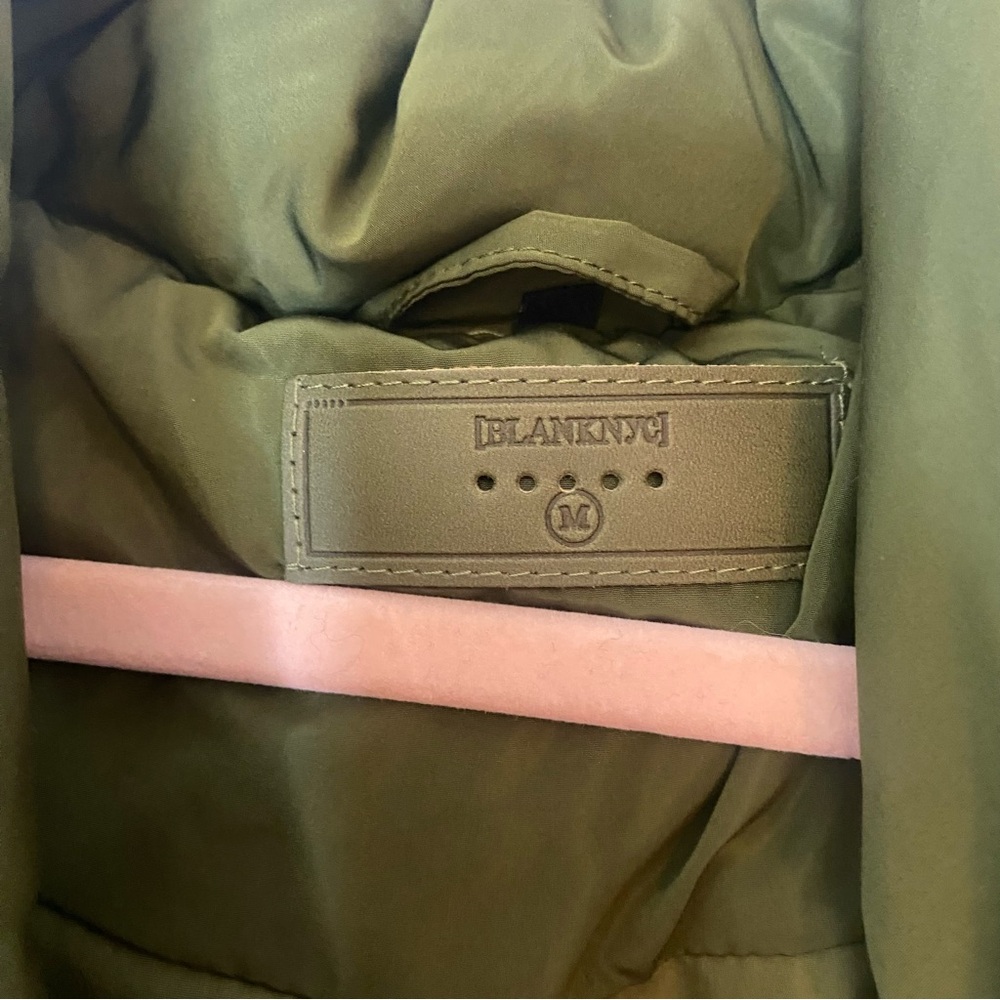 BLANKNYC Matcha Latte quilted nylon puffer vest Green - Picture 7 of 10